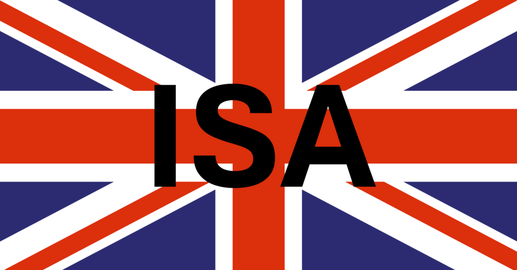 Union Flag with the text 'ISA'